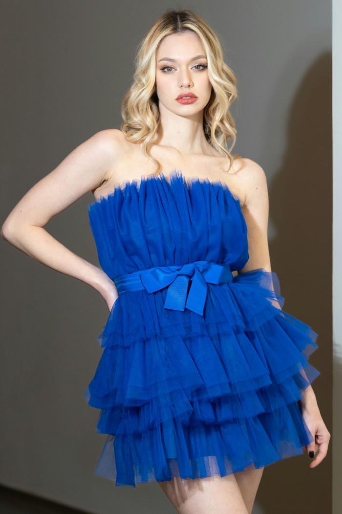 ABITO MR54 TES TULLE BLUETTE